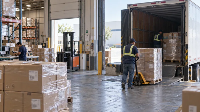 Warehouse team receiving and preparing international products for local fulfillment in Mexico